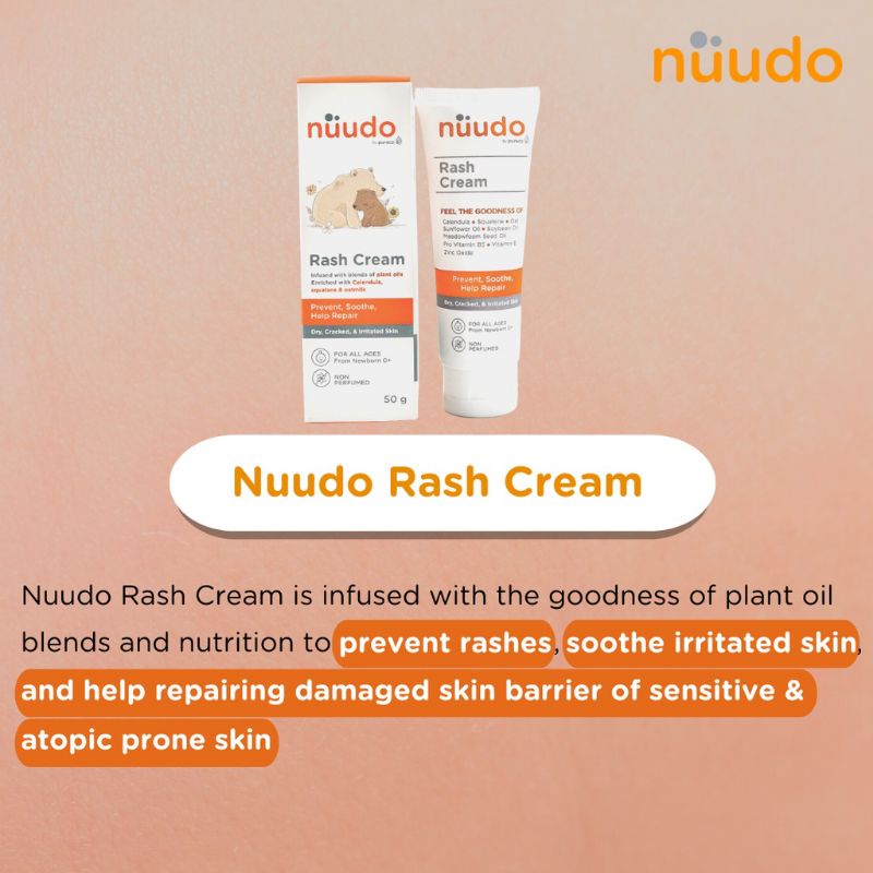 Nuudo Rash Cream - Cream Ruam Anak