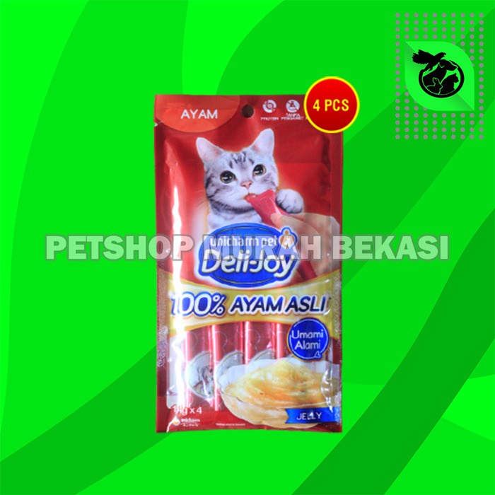 Snack Kucing Deli Joy Creamy Cat treat Cemilan 14 Gram