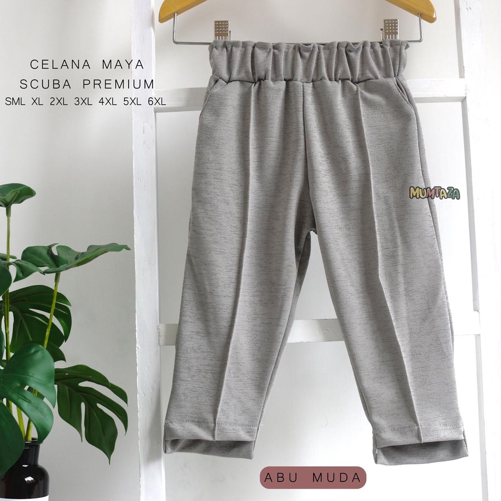 Celana Panjang Anak MAYA SML XL 2XL 3XL 4XL 5XL 6XL - Celana panjang scuba premium - Celana Anak Perempuan