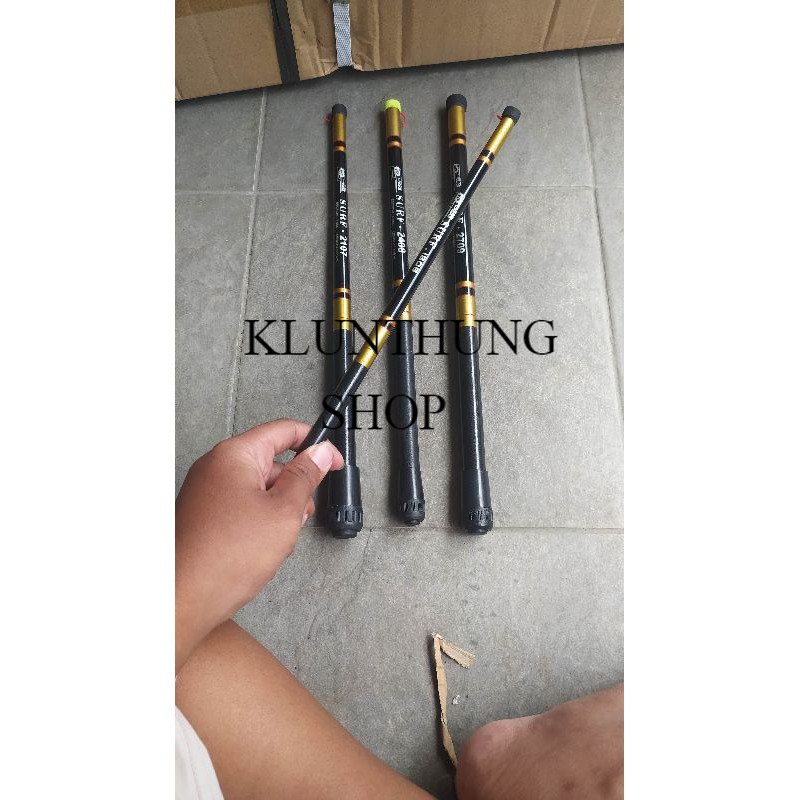 KLUNTHUNGSHOP joran pancing tegek ruas pendek golden surf 180 210 240 270 300 330 360 murah laris se