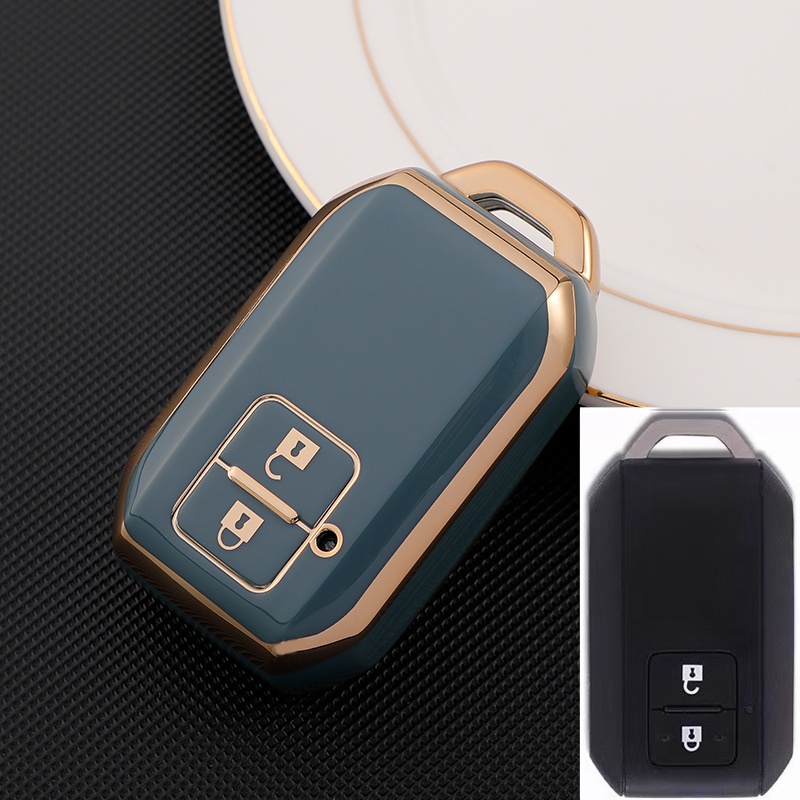 Casing Kunci Remote Control Mobil Bahan TPU Lembut Untuk Suzuki Swift 2018