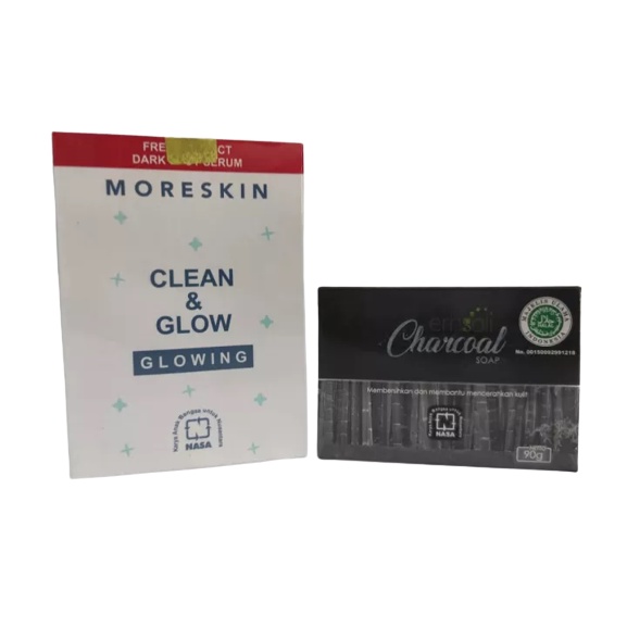 MORESKIN CLEAN AND GLOW Paket Glowing Bebas Flek Hitam