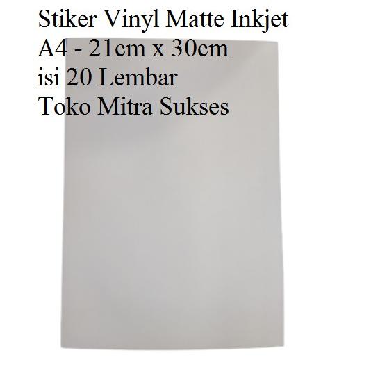 

Sekarang Keren Stiker Vinyl Matte Inkjet A4
