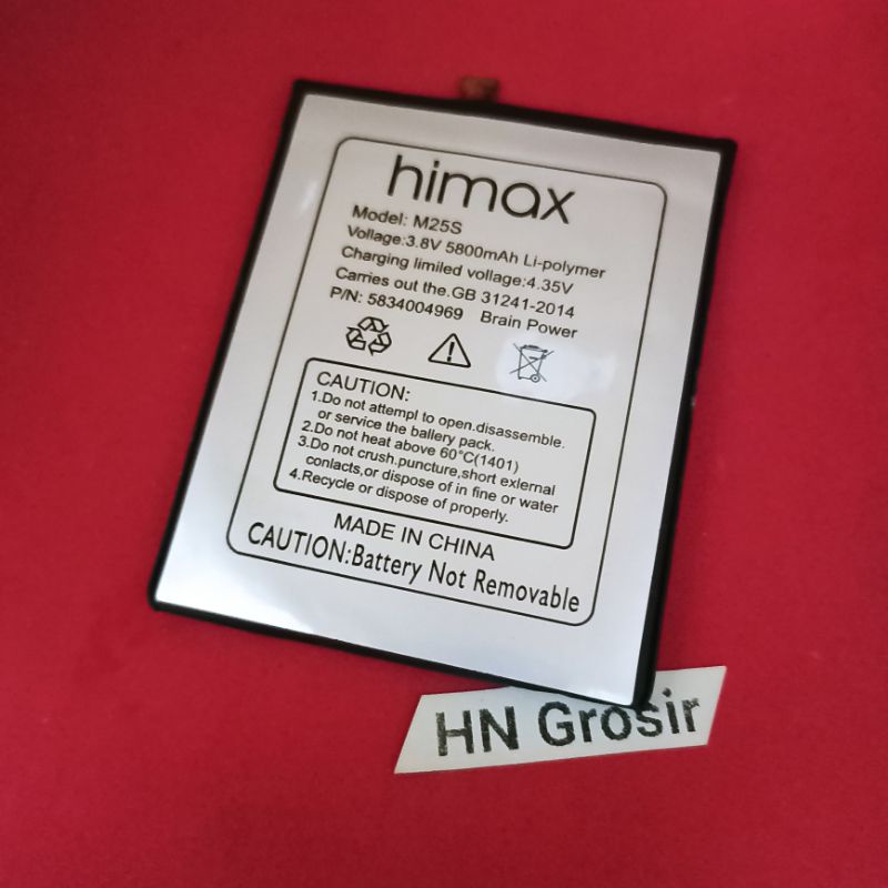 Baterai batre Himax King K1 M25S Battery HP