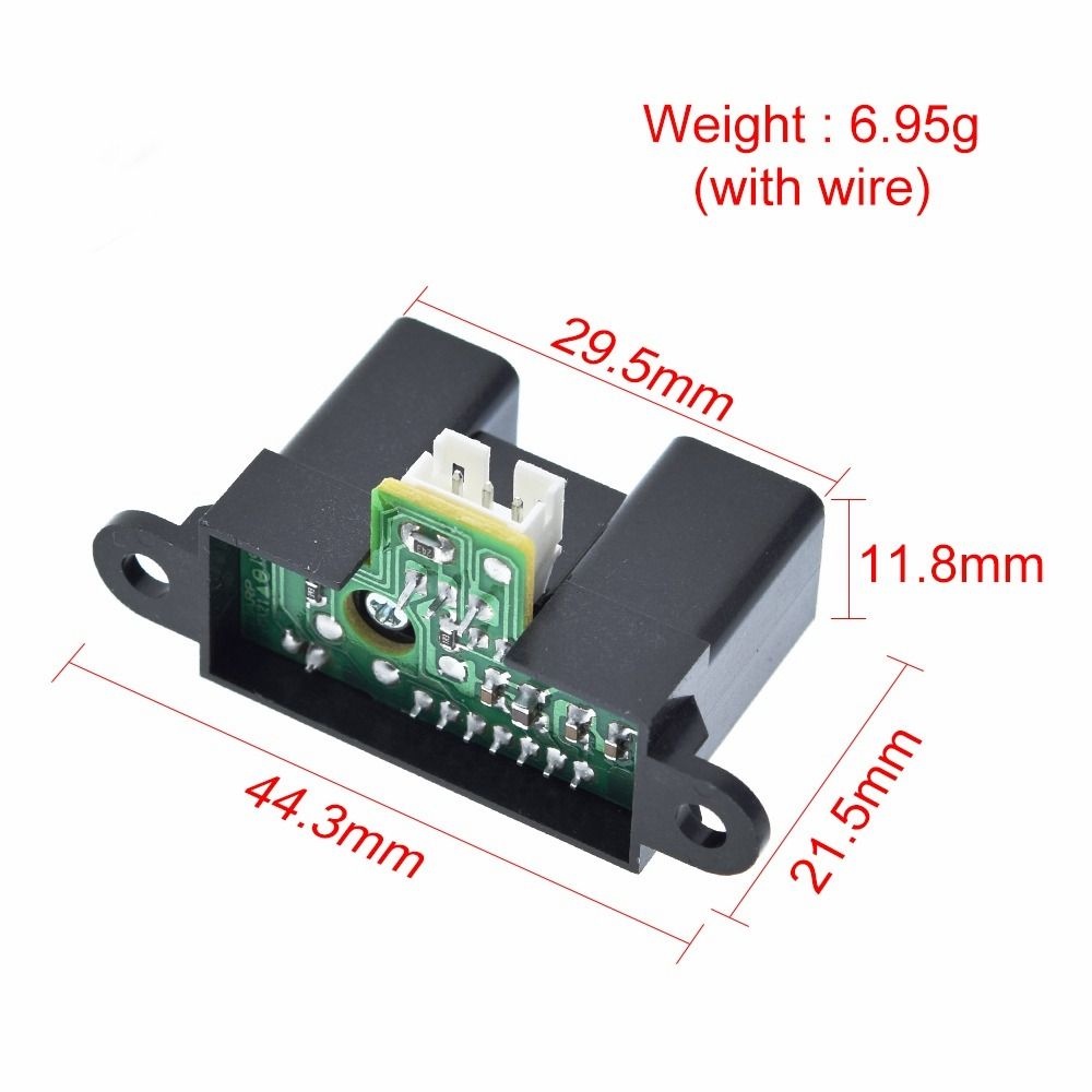 Agustinina Infrared Distance Sensor Pengukur Jarak Termasuk Wire Transducer Komponen Elektronik Infrared Ranging Infrared Range Sensor Ranging Module