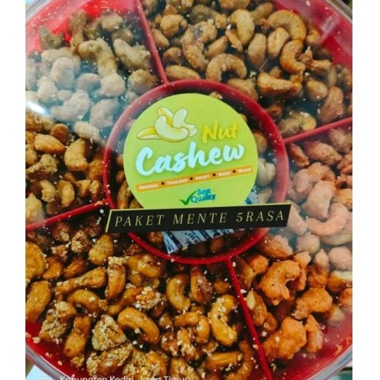 

Paket Kacang Mente 5 Sekat