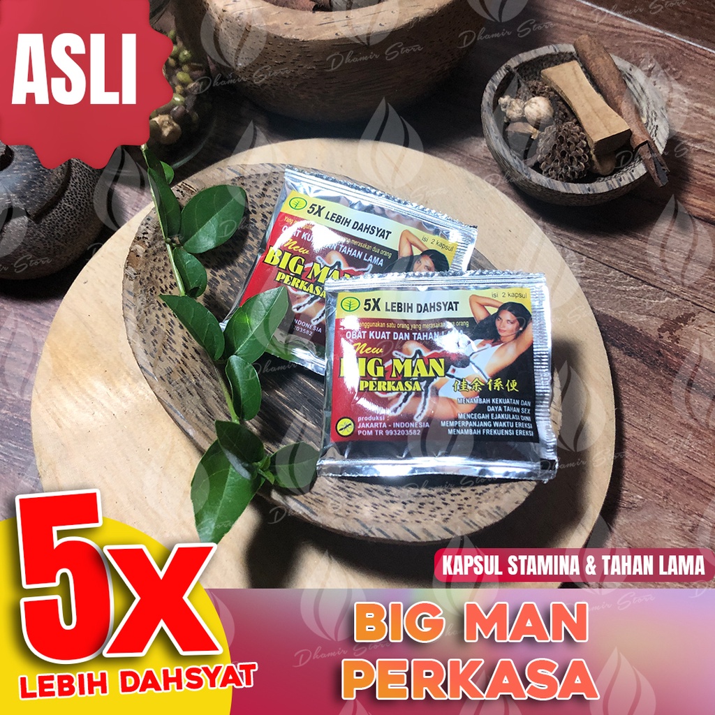 Jual Kapsul Big Man Perkasa Original Kuat Dan Tahan Lama Khusus Pria 1 Sachet Shopee 