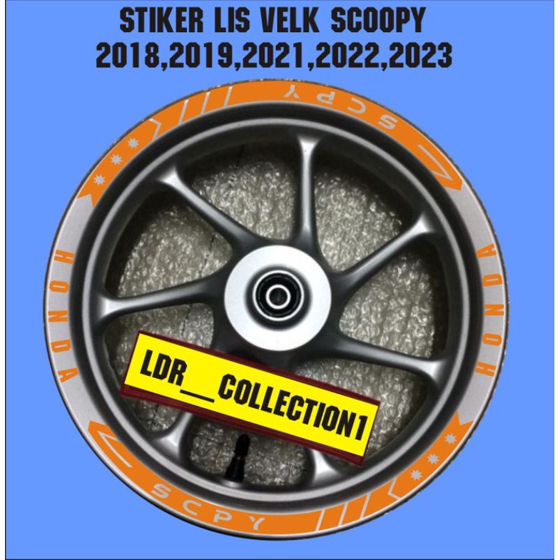 sticker cutting stiker variasi lis velk scpy honda scoopy