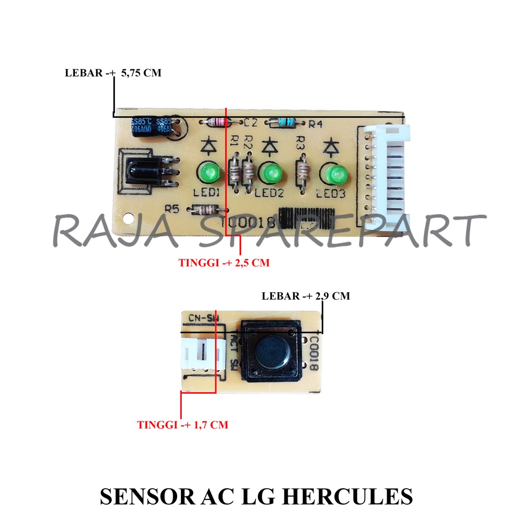 DISPLAY SENSOR/MODUL DISPLAY/SENSOR AC LG HERCULES