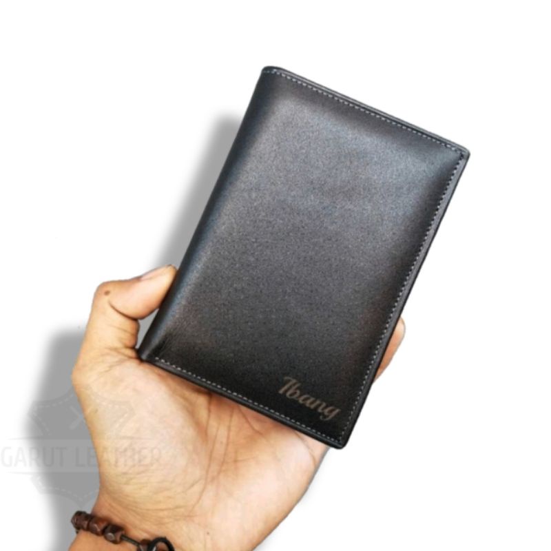 Dompet kulit Pria 3/4 ORIGINAL Kulit Asli Custom Nama