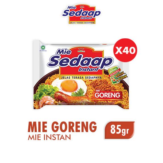 

Sedaap Mie Instan Goreng 90 gr x 40