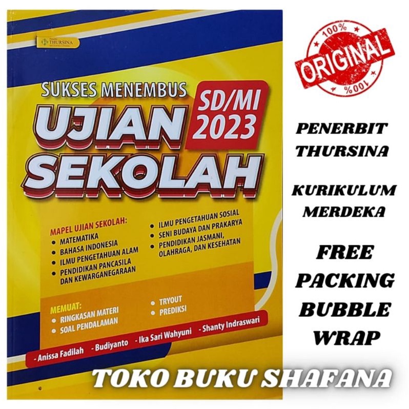 Buku Sukses Menembus Ujian Sekolah 2023 SD + Kunci Jawaban PDF Thursina Mediana Utama - Buku Soal