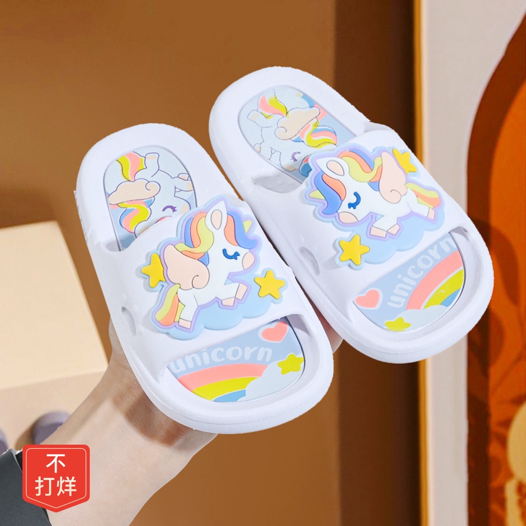 PROMO 12.12 PUNCAK Okaybaby B268 Sandal Slop Anak Laki-laki Perempuan Cewek Motif Karakte Lucu