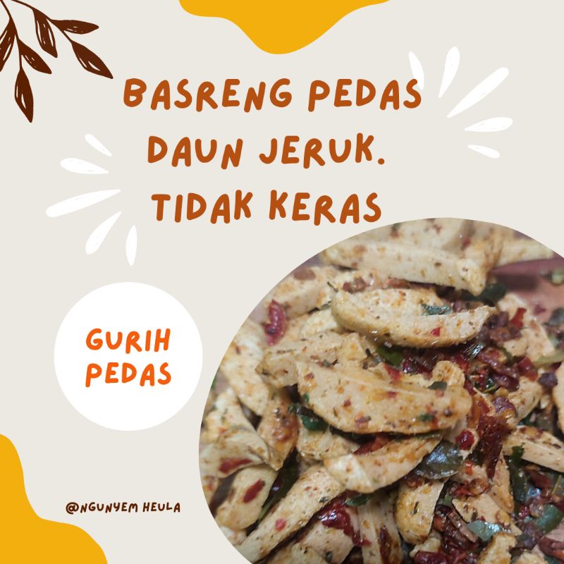 

Basreng pedas daun jeruk | renyah | murah | COD | makanan ringan | cemilan murah
