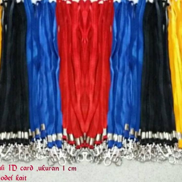 

Terlaris - tali ID card kait / tali ID buat kartu peserta,,,,1pak ( isi 100pcs )