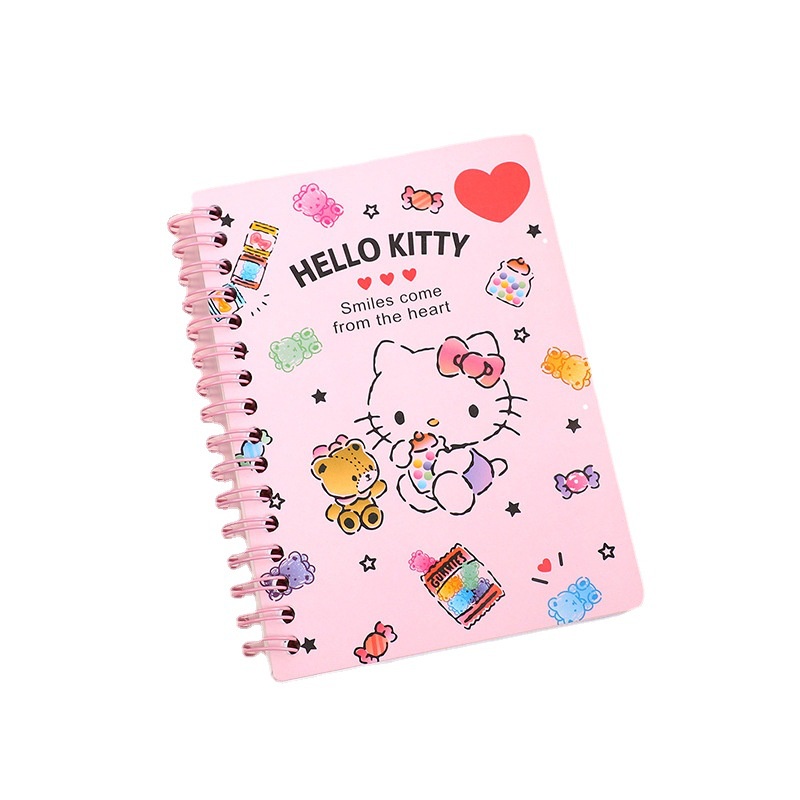 DIARY RING KECIL SANRIO MINI NOTEBOOK KUROMI MINIBOOK HELLOKITTY MEMO KECIL SNOPPY MEMO RING RING MINI BOOK RINGBOOK DIARY RING KARTUN LUCU CINAMOROLL DIARY BUKU CATATAN KECIL MY MELODY @banyak