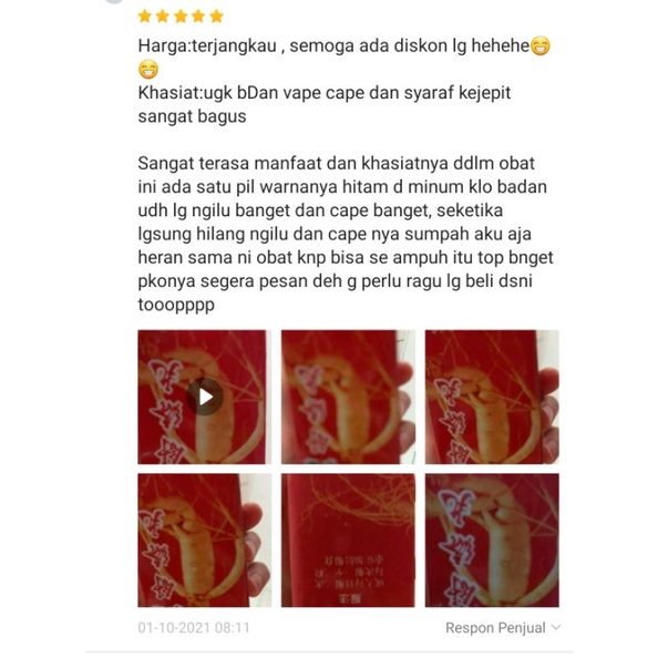 Ginseng Merah Terbaik - Obat Herbal untuk Mengatasi Saraf Kejepit dan Rematik!