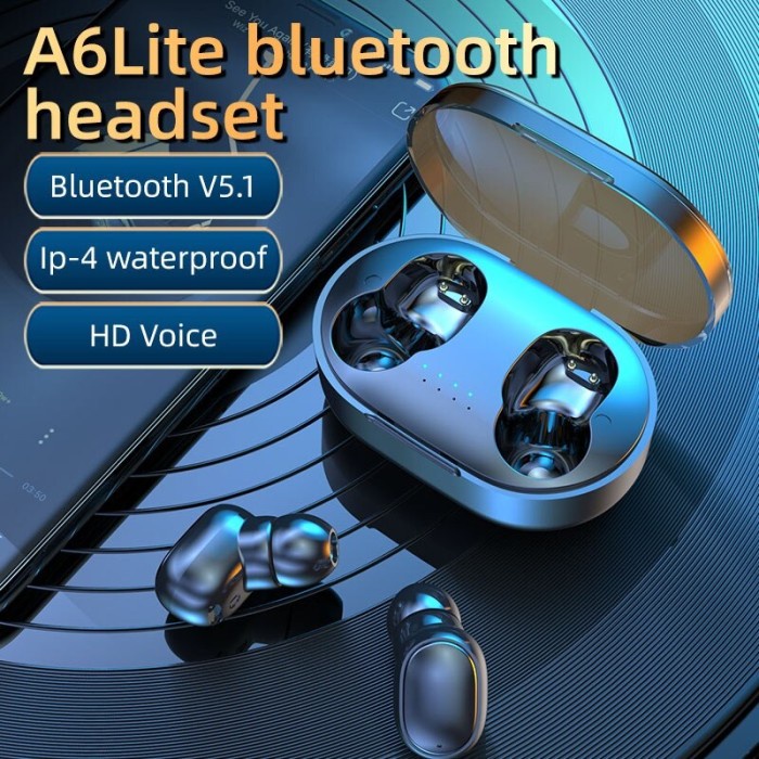headset bluetooth High Value TWS F9-1 Bluetooth Headset Bass Wireless Earphone - A6R(Z5A5) headset w