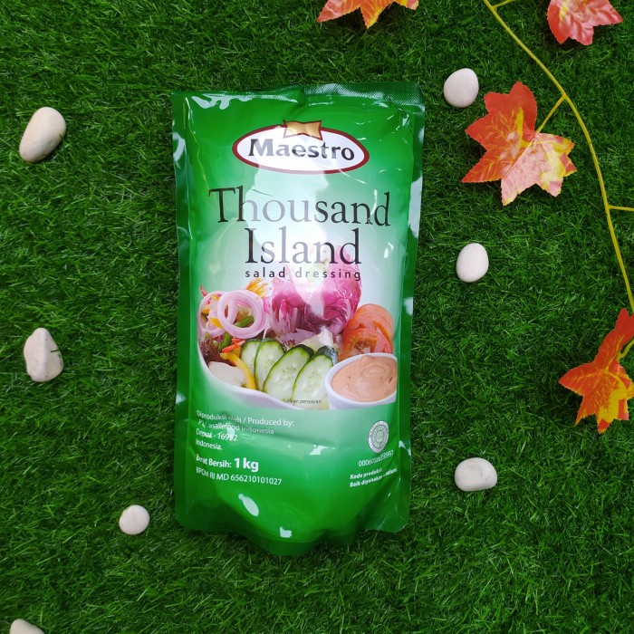 

Terlaris ✨ - Mayonnaise Maestro Thousand Island Sauce| Mayo Salad Dressing Saus 1Kg 2.1.23