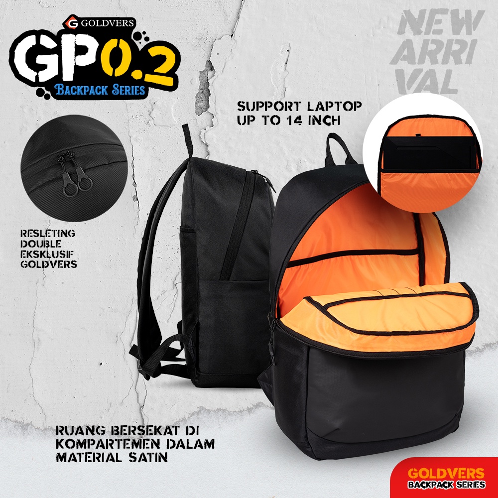 Tas Ransel Laptop Sekolah Terbaru dan Tending Casual Back Pack Fashion Pria Official Brand GOLDVERS