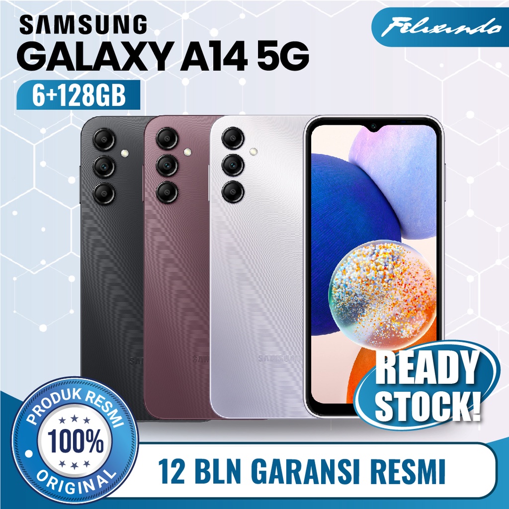 Samsung Galaxy A14 5G 4/128 6/128 GB RAM 4 6 ROM 128 4GB 6GB 128GB HP Smartphone Android