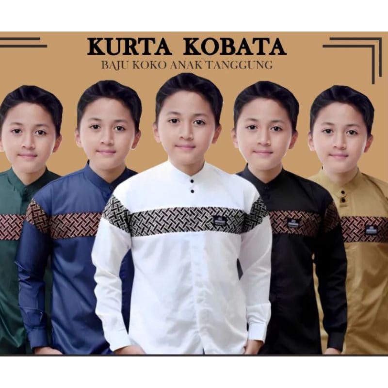 Baju koko Anak umur 8-15 Tahun Motif Terbaru