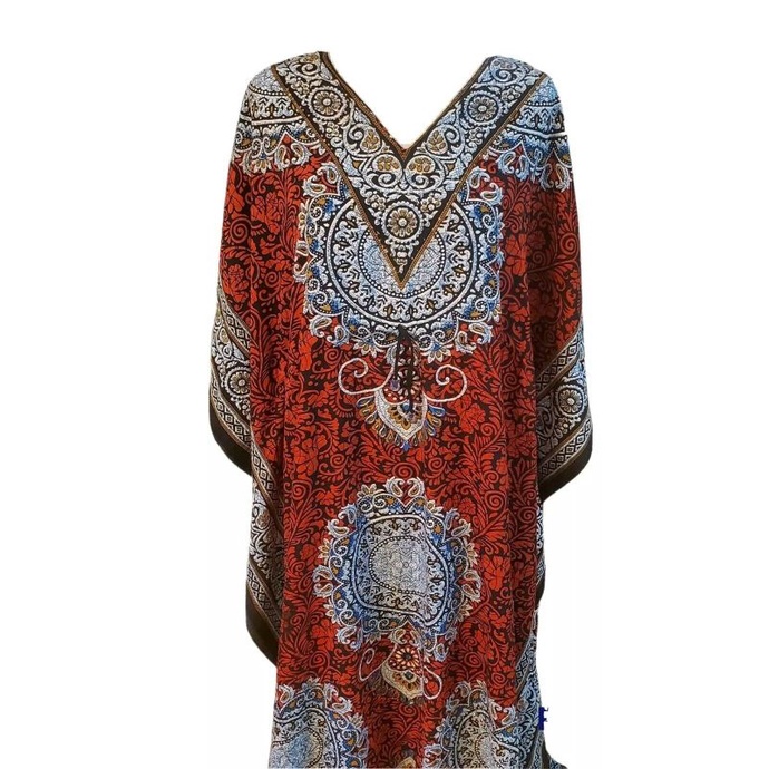 Daster Sun Flower Free KAFTAN serut