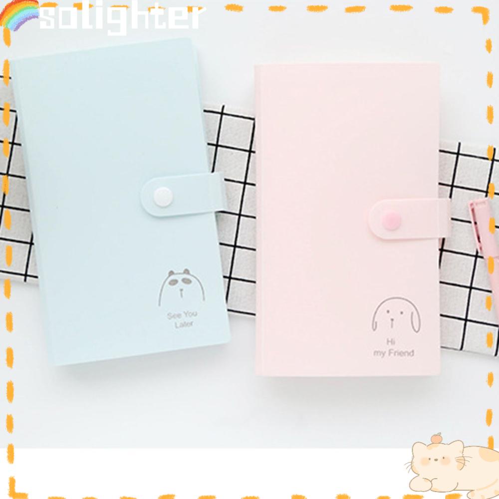 Solighter Card Holder For Star Photo Album Foto Photocard Buku Bisnis 240kantong