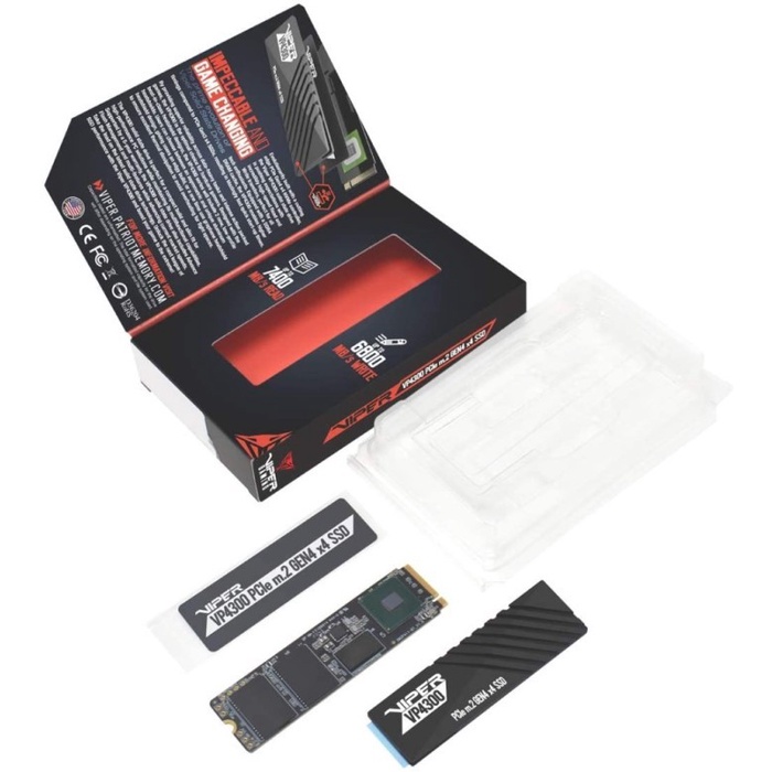 Patriot Viper VP4300 1TB M.2 2280 PCIe Gen4 x 4 - SSD