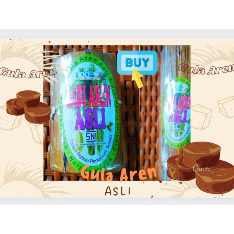

Gula Aren Asli Premium 500gram