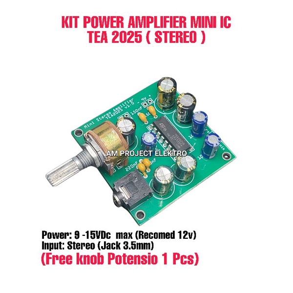 Kit Power Amplifier TEA 2025 Stereo Power Tea2025 Amplifier mini