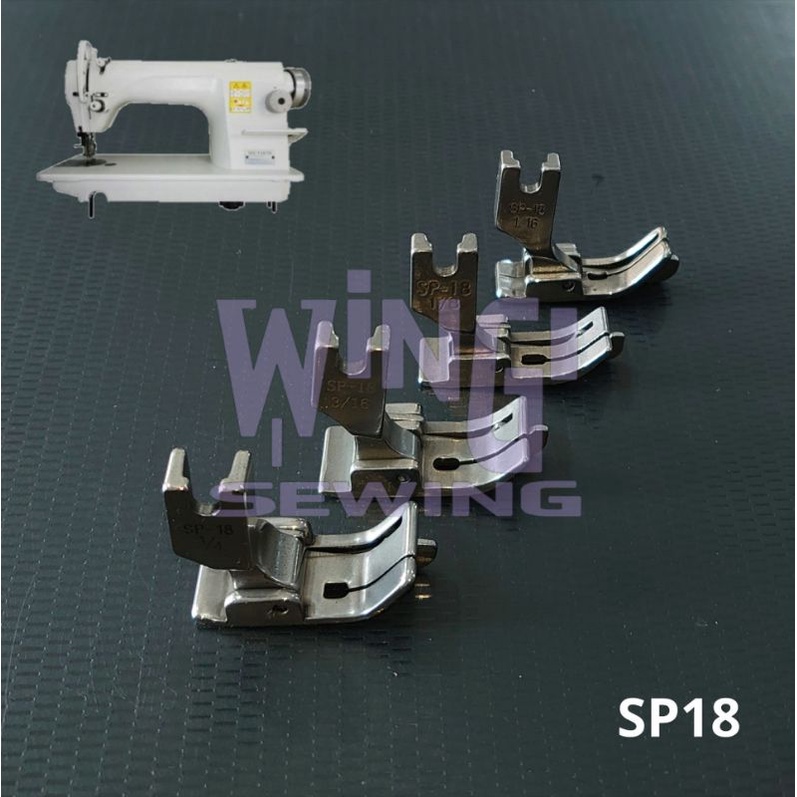 SP18 3/16 5mm Sepatu Stick Dalam Mesin Jahit Industri