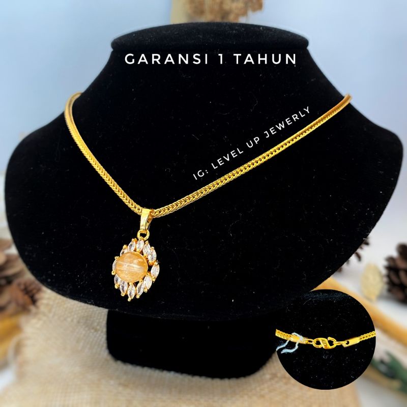 Kalung Cipiran dan Liontin | Garansi Setahun | Kalung Bahan Original Stainless Steell | Kait S Kokot