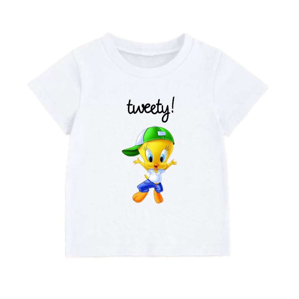 Hzl_outfit Baju Kaos Anak Anak Tweety Kaos Baju Anak (COD)