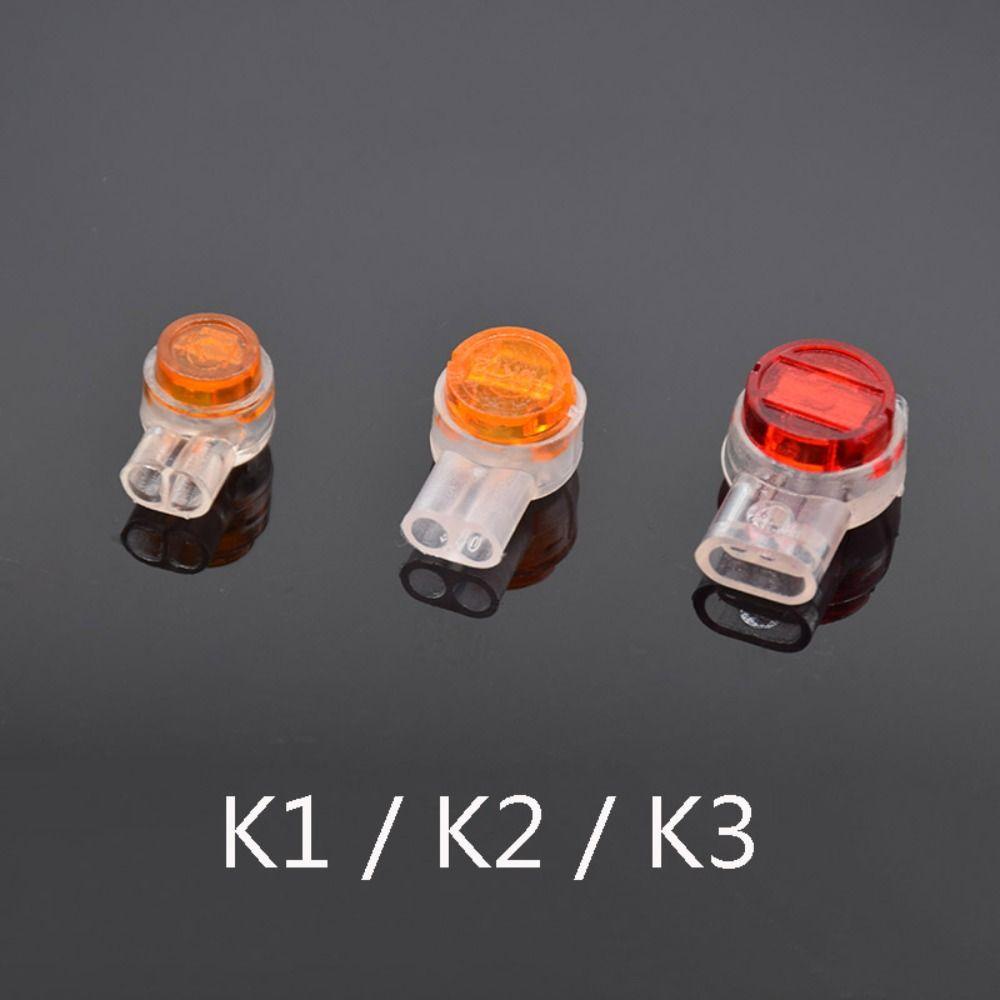 TOP 100pcs Terminal Kabel Waterproof Rj45 Jalur Jaringan Eterna K1 K2 K3 Konektor