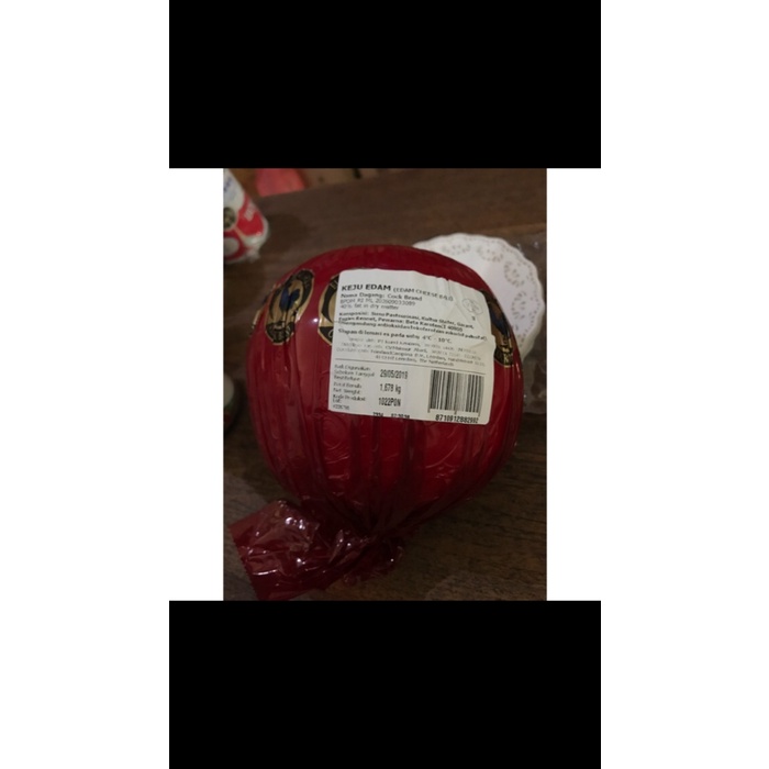 

Terlaris ✨ - Keju Edam Ayam Mas - Edam Cheese Cock Brand Repack 100gr 2.1.23