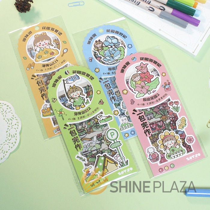 

Namei Goes Sightseeing Diary Deco Stickers - Stiker Lucu