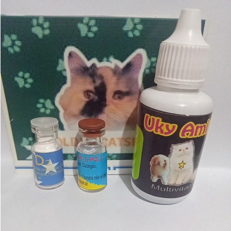 ANTI PARASIT P2 &amp; UKY AMINO ALL IN ONE KUCING ANJING KELINCI