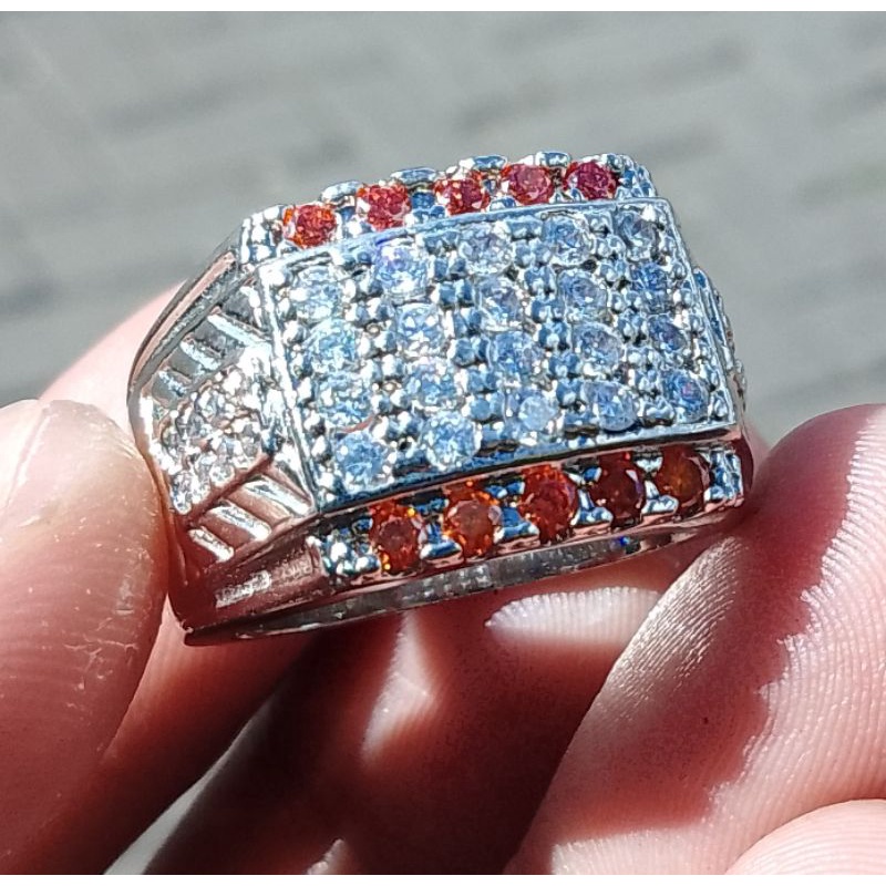 CINCIN BATU PERMATA BERLIAN KW HIGH QUALITY