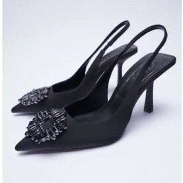 Heels Sepatu Heels Zara Zr-133 Sepatu Heels Wanita Sepatu Zara Wanita Import