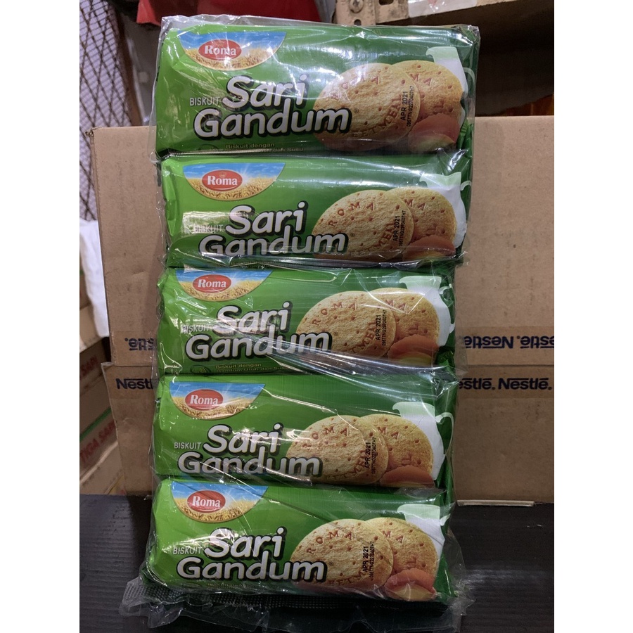 

Biskuit Roma Sari Gandum Roll 149 Gram