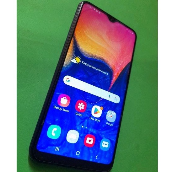 SAMSUNG GALAXY A20 RAM 3/32 HP SECOND NORMAL ANDROID 11 GARANSI