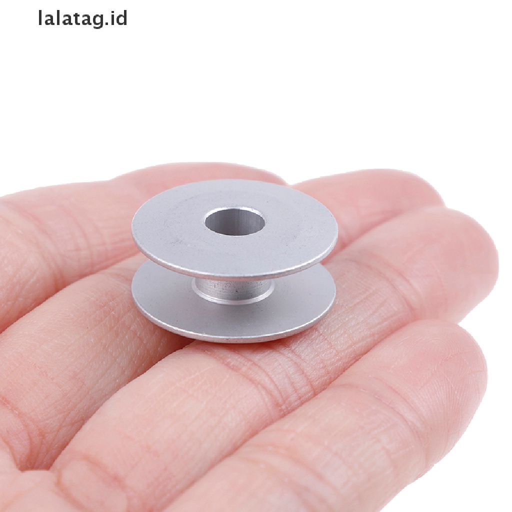 [lalatag] 10pcs Bobbins Aluminium Industri 21mm Untuk Alat Mesin Jahit Singer Brother [ID]