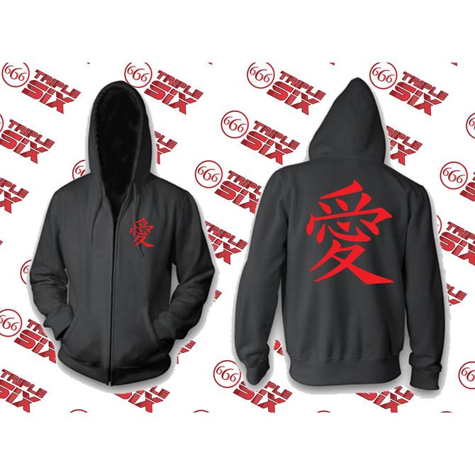 Jacket Gaara Ai Naruto Shippuden Boruto Sweater Hoodie Pria Bahan Fleece Sablon Polyflex Zipper Resl
