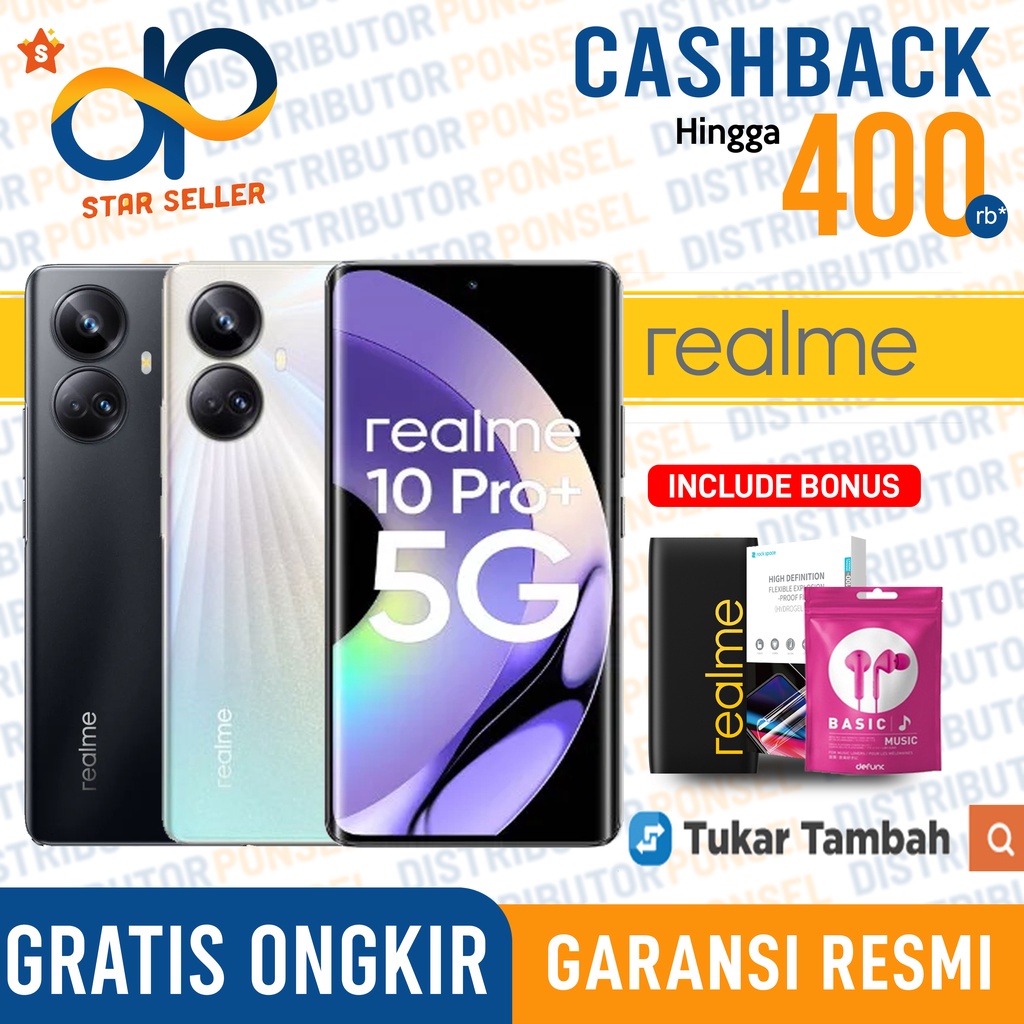 Realme 10 Pro Pro+ Plus 5G 12GB+256GB - 8GB+256GB - 8GB+128GB Garansi Resmi Realme 10 Pro 12 GB 256 GB 8 GB 256 GB 8 GB 128 GB