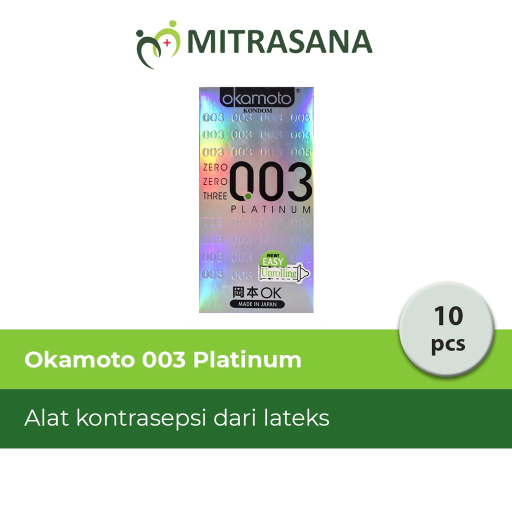 Kondom Okamoto Platinum Isi 10 Pcs