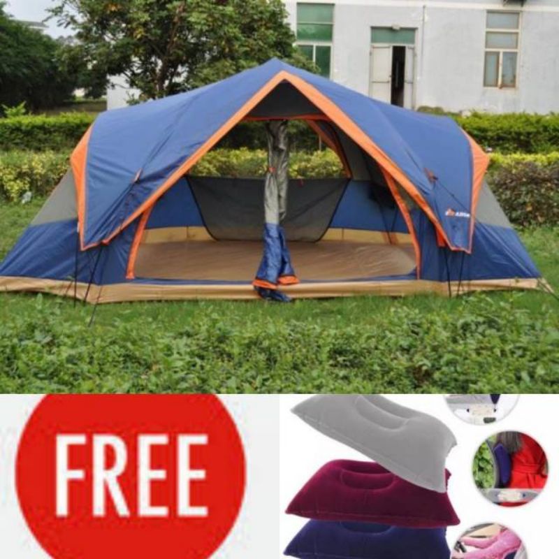 Tenda 8 Orang Double layer frame Otomatis [KQ5]