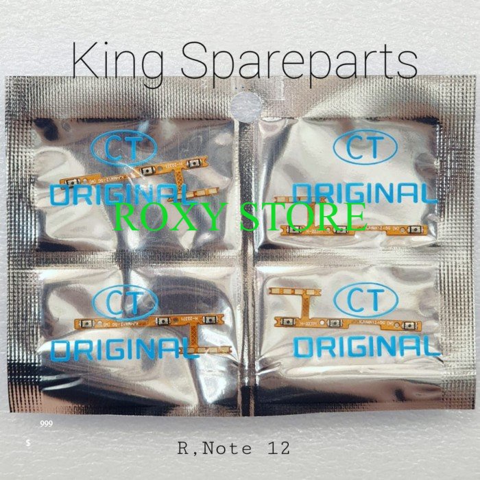 FLEXIBEL FLEXIBLE FLEKSIBEL XIAOMI REDMI NOTE 12 ON OF OFF VOL VOLUME