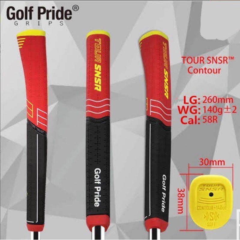 Grip Putter Golf Pride Tour SNSR Karet Pegangan Stick Golf Putter - Grip Tour Snsr import