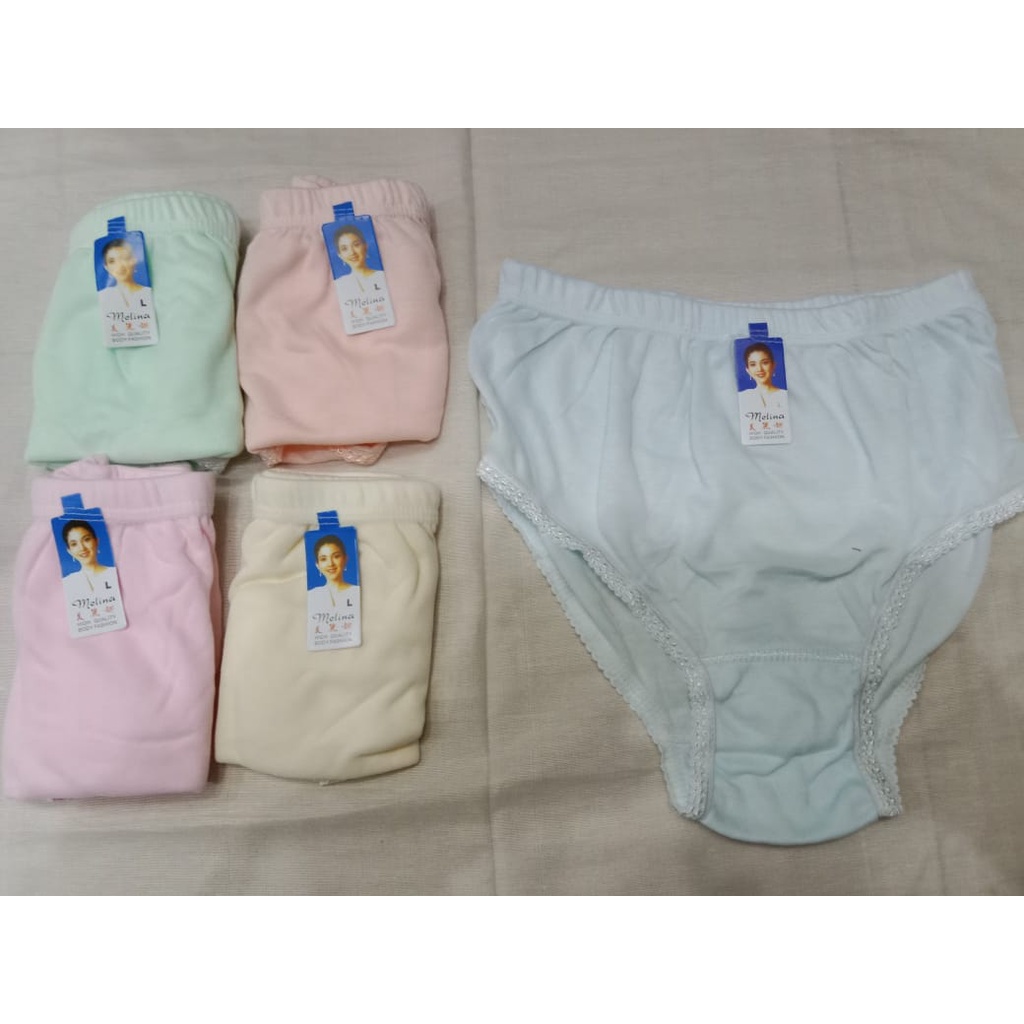 Celana dalam wanita MELINA / CD wanita bahan kaos / CD ibu-ibu / CD polos